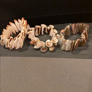 Retro elastic shell bracelets euc real shells S#36